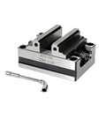 Top Shelf 4 And 5 Axis CNC Rotary Turntable Fixture Self Centering Vise Grip Machining Center Chuck with adjustable clamp.