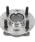 Front view of Rear Wheel Hub and Bearing Assembly Non ABS Fits Hyundai Sonata 1999 2005 and Kia Optima 2001 2006 Direct Fit Replacement Unit Heavy Duty Beefed Up Performance Easy Install