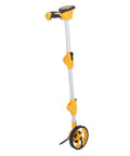 GOWENIC Digital Display Measuring Wheel with Backlit Screen, Accurate in yellow with adjustable height and large wheel for easy measurements.