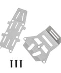 Stainless Steel RC Frame Chassis Guard Plates For 1 To 10 Scale Hornet EVO 58742 Front And Rear Upgrade Kit, screws included