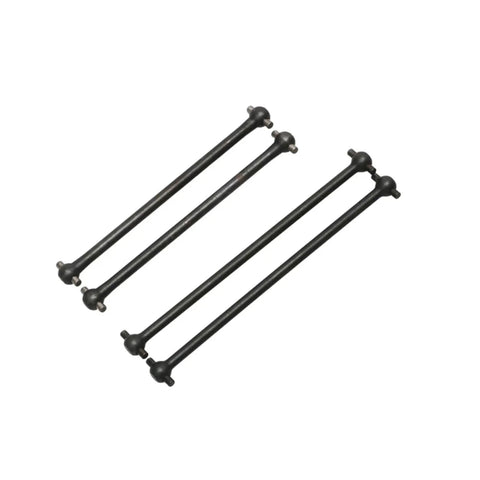 Cool 2pcs High Grade Dog Bone Drive Shaft Rod For 1:8 Rc Cars, 139.5mm length, black durable shafts for improved power transmission.