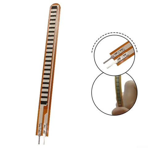 Thin Film Pressure Sensor With Bend Sensor For Precise Angle Measurement And Dope Glove Feedback Flexible Force Sensing Resistor Module For Repeated Flexing 2.2 And 4.5 Variants, flexible strip