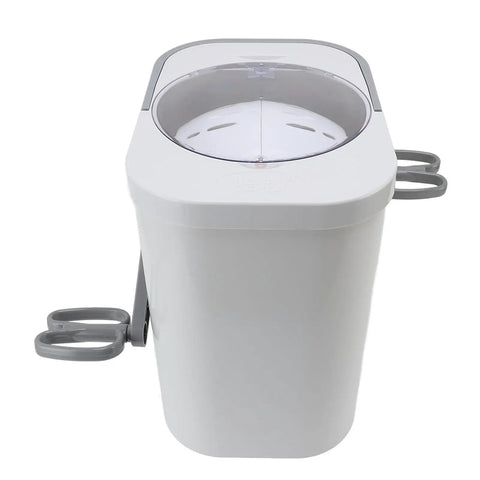 No Fuss Portable Clothes Washer Game Changing Hand Crank Operation compact lightweight manual laundry machine with transparent lid