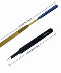 5.5 inch file and 4.8 inch tweezers from 15 Piece Must Have Basic Hobby Tool Kit For Model Building Gunpla And 3D Printing Precision