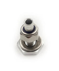 Solid Aluminum Soft Mount Vacuum Line Fitting Kit For 10mm Silicone Hose With Lock Nut Washer And O Ring Seal Universal Upgrade For Custom Builds And Street Rigs, 10mm fitting