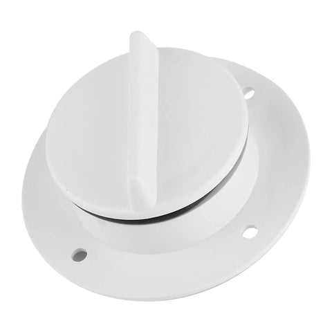 Marine Drain Valve For Transoms And Scuppers With Water Leakage Seal, Easy Install Boat Hull Drain Plug, white nylon valve