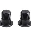 2 Pack M10xP10 Bolts for Bike Rear Derailleur Hanger, Aluminum Alloy Mounting Screws, Black 15mm Length, Replacement Hardware