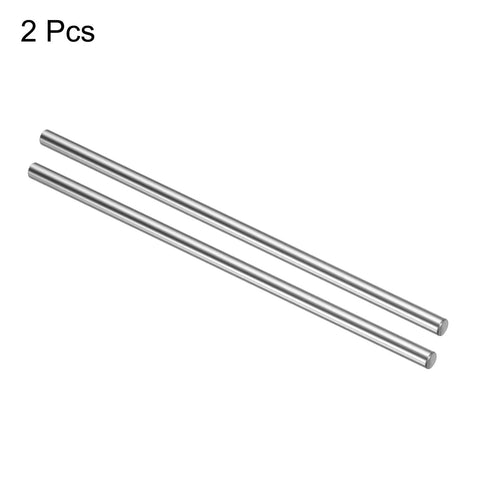 2 Pack 5mm Diameter 150mm Linear Motion Rod Shaft Guide Set Chrome Plated Case Hardened Steel For 3D Printers And CNC Machines High Precision Rails With Smooth Durable Performance, two rods