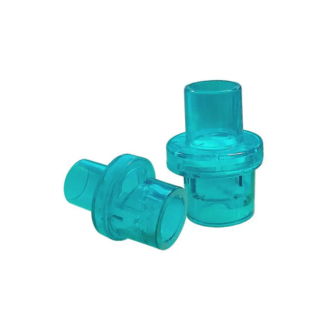100 Pack CPR One Way Valves For Training Masks Green Individually Wrapped For Adult CPR Practice And Simulation Medical Training Valve Set