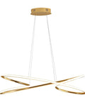 Sleek Gold Chrome Plated Modern LED Ceiling Light Fixture For Contemporary Dining Room And Kitchen Island Showstopper With Dimmable Functionality And Robust Aluminum Construction To Elevate Your Interior Decor And Add A Modern Vibe, showcasing a unique spiral design.
