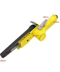 Side view of Air Belt Sander Polisher Kit With 20x520mm Belt, Pneumatic DIY Sanding Belt Attachment For Grinders