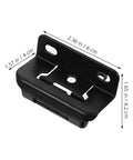 Six Pack Self-Closing Semi-Concealed RV And Cabinet Door Hinges in cold rolled steel with dimensions