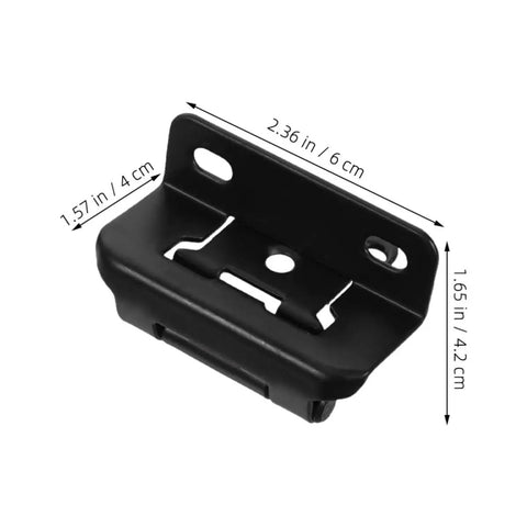 Six Pack Self-Closing Semi-Concealed RV And Cabinet Door Hinges in cold rolled steel with dimensions