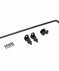 Heavy Duty Adjustable Drop Rod Gate Latch With Smooth Guided Brackets And Rugged Bent Crank Handle Tough As Nails Exterior Gate Bolt Quick Install Yard Hardware 61 Cm with brackets and screws.