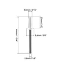 Tough As Nails Heavy Duty Closed End Aluminum Blind Rivets 500 Piece Pack 3/16 X 1/2 With Steel Mandrel dimensions image