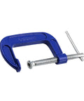 Heavy Duty 4 Inch G Clamp For Woodworking Quick Release Thickened C Clamp Universal Desk And Tabletop Clamp For Workshop Carpentry And DIY Projects For Home Shop Use, blue metal