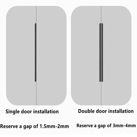 Black Hidden Edge Cabinet Handles 10 Pack for Drawers and Cabinets With Finger Edge Pulls in Space Aluminum installation guide.