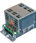 Dynamic braking module with resistor bank and terminal block in metal enclosure for 10HP 480-600V.