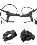 Metal E Bike Brake Lever For Nutt Brake Handles, durable bar mount for electric scooters and folding bicycles with components.