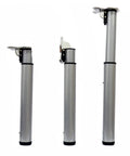 Adjustable Metal Furniture Legs With Telescopic Table Supports, Height 50-130cm, Built-To-Last Steel Tube Build