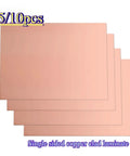 FR4 Single Sided Copper Clad PCB Board Kit 5x7 Cm and 10x15 Cm Copper Clad Laminate Plates For DIY Circuit Prototyping