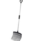 Pro Pick Rounded Stall Fork Ultra Lightweight With 45 Inch Two Piece Aluminum Handle Three Quarter Inch Tine Spacing Back Friendly Design And Holds About Twenty Percent More Than Standard Forks