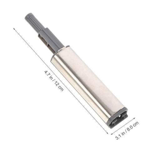 4 Pack Push To Open Cabinet Latches For Cabinets And Drawers Easy Install Iron And Plastic Hardware 4.7in x 3.1in