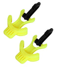 Scuba Octo Plug Regulator Holder With Yellow Plastic Clip 2 Pack Mouthpiece Keeper For Diving Keeps Octo Regulator Secured To BCD