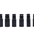 Half Inch Drive Harmonic Balancer Socket Set For Crank Bolts, six heavy duty impact sockets with enhanced torque in 17mm to 27mm sizes, front view