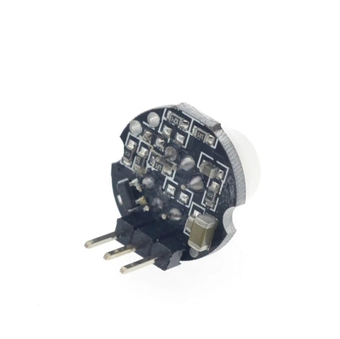Mini Motion Sensor Detector Module With Pyroelectric Infrared PIR Kit, Sensory Switch Bracket For DIY Projects, plug-in PCB with 3-pin header