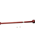 Adjustable Rear Panhard Track Bar With Polyurethane Bushings For GM SUVs, red steel bar with hardware