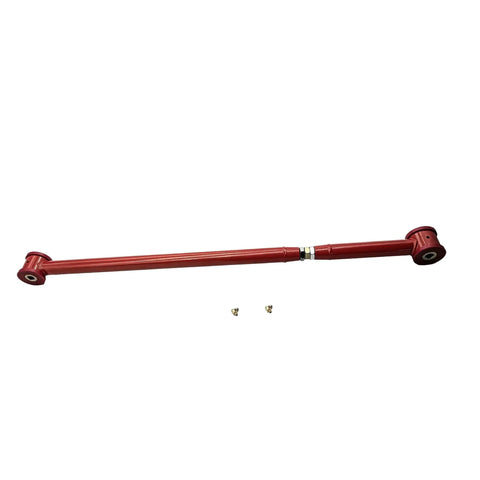 Adjustable Rear Panhard Track Bar With Polyurethane Bushings For GM SUVs, red steel bar with hardware