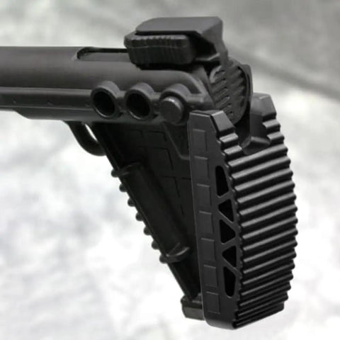 Close-up of 2 Piece Rubber Recoil Pad for SUB-2000 Gen 2 and Gen 3 Polymer Buttstock, Cushioned, Grippy Shouldering, Reduces Recoil Up To 60 Percent