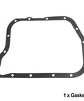 Beefed Up Transmission Filter And Gasket Kit Direct Fit For 42RE 44RE 46RE 47RE 48RE Automatics gasket visible, black rubber material.