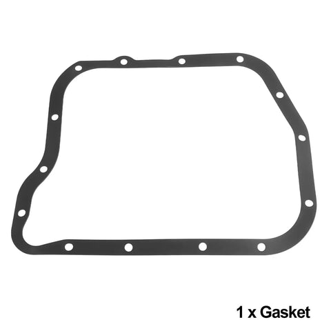 Beefed Up Transmission Filter And Gasket Kit Direct Fit For 42RE 44RE 46RE 47RE 48RE Automatics gasket visible, black rubber material.