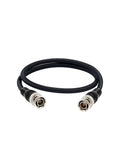 BNC Male 75 Ohm RG-6/U Coaxial Cable 6.6Ft Dual Shielding Low Loss Video Cord coiled view
