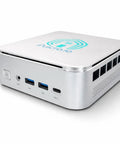 Premium Compact Mini Computer System Featuring Snappy Intel Core Chipset And No Sweat Software Configuration For Flexible Hardware Upgrades And Effortless Daily Workflow Optimization, showing multiple ports.