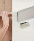 Installation of Heavy Duty Shelf Brackets For Bookshelves Cabinets And Home Office Organization Wall Mount Pins Sturdy Solid Steel