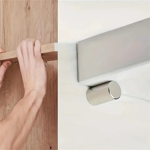 Installation of Heavy Duty Shelf Brackets For Bookshelves Cabinets And Home Office Organization Wall Mount Pins Sturdy Solid Steel