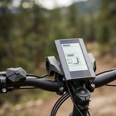 Must Have E Bike Display For Bafang 01 02 And HD Motors With Seamless Integration And Accurate Data Transmission Designed For 24V 36V 48V And 60V Battery Systems For A Totally Sweet Ride, handlebar mounted black plastic LCD display for e-bike use