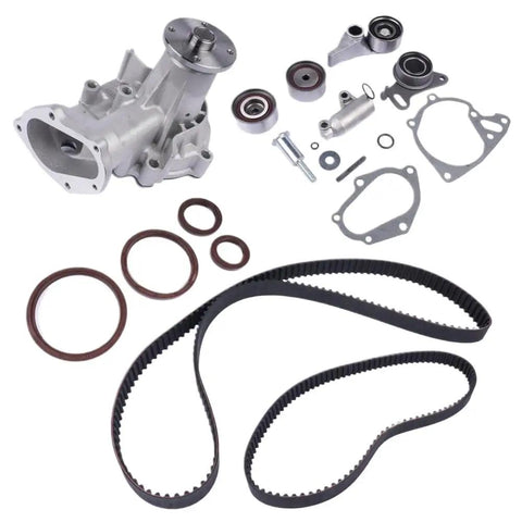 Premium Water Pump And Timing Belt Kit Compatible With L200 Shogun Pajero 2.5 DI-D Diesel Engine 1300A045 Includes Vital Parts For Total Overhaul Swap Keep Your Rig Running Smooth With Top Tier Gear And Solid Workmanship Always Done Right, water pump, timing belt, gaskets