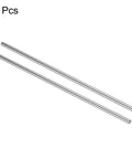 2 pcs 6mm X 250mm Linear Motion Rod Guide Shaft Chrome Plated Case Hardened Steel For CNC Machines And 3D Printers Ultra Precise Low Friction Rails Smooth Glide 58 To 64 HRC Rock Solid Metal Build