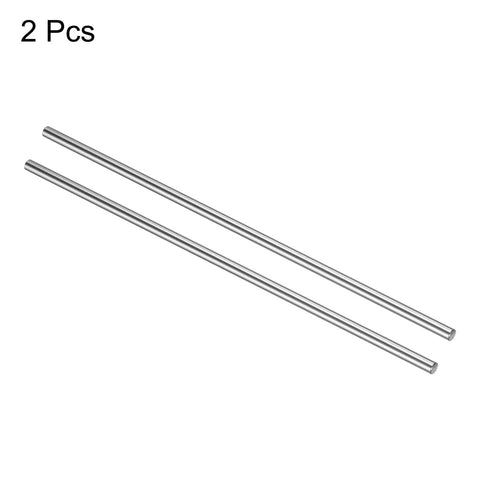 2 pcs 6mm X 250mm Linear Motion Rod Guide Shaft Chrome Plated Case Hardened Steel For CNC Machines And 3D Printers Ultra Precise Low Friction Rails Smooth Glide 58 To 64 HRC Rock Solid Metal Build