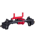 Servo On Axle Mount For TRX4 1/10 Crawler Upgrade Aluminum SOA Mount With 4 Link Suspension Red, Easy Non Destructive Install