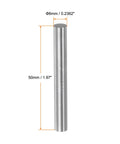6mm Pin Gage 0.2362 Inch Gauge Diameter With 0.001mm Precision In Gcr15 Bearing Steel Go No Go Plug Gage For Measuring Hole Diameter And Depth Built To Last For Tough Machining And QC, 50mm length