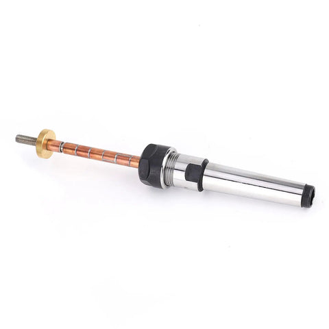 6mm Steel Pen Turning Mandrel With Taper And Straight Shank Bushing Compatible With Lathe Collet Or Chuck Morse Two Taper