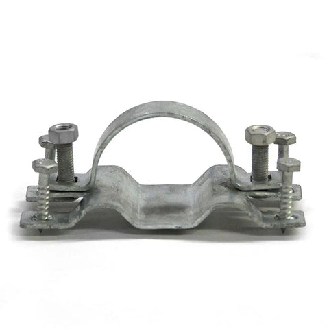 WAP-OZ Fence Brackets 12 Pack With Fasten-Ready Hardware Pre-Inserted Wood Screws And Carriage Bolts Galvanized Steel