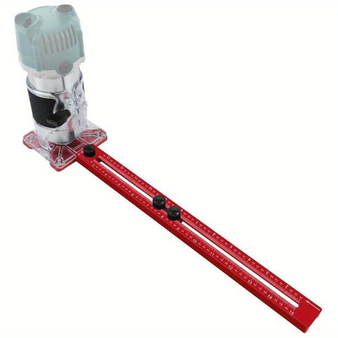 Pro Grade Aluminum Alloy Router Milling Bracket Circle Cutting Jig Adjustable Quick Release Router Guide For Woodworking