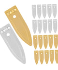 Nickel and copper strips from Hands On Fruit Battery Science Kit With Nickel Strips And Electromagnet Parts, 50 Piece Educational Physics Set.