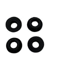 Close-up of black nuts and washers for Front Sway Bar End Link Kit 2 Pcs Replacement For 2012 2015 Ford Focus Escape C Max